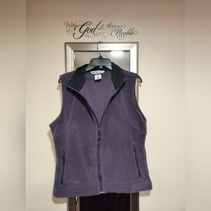 Columbia Women's Dark Purple Fleece Vest